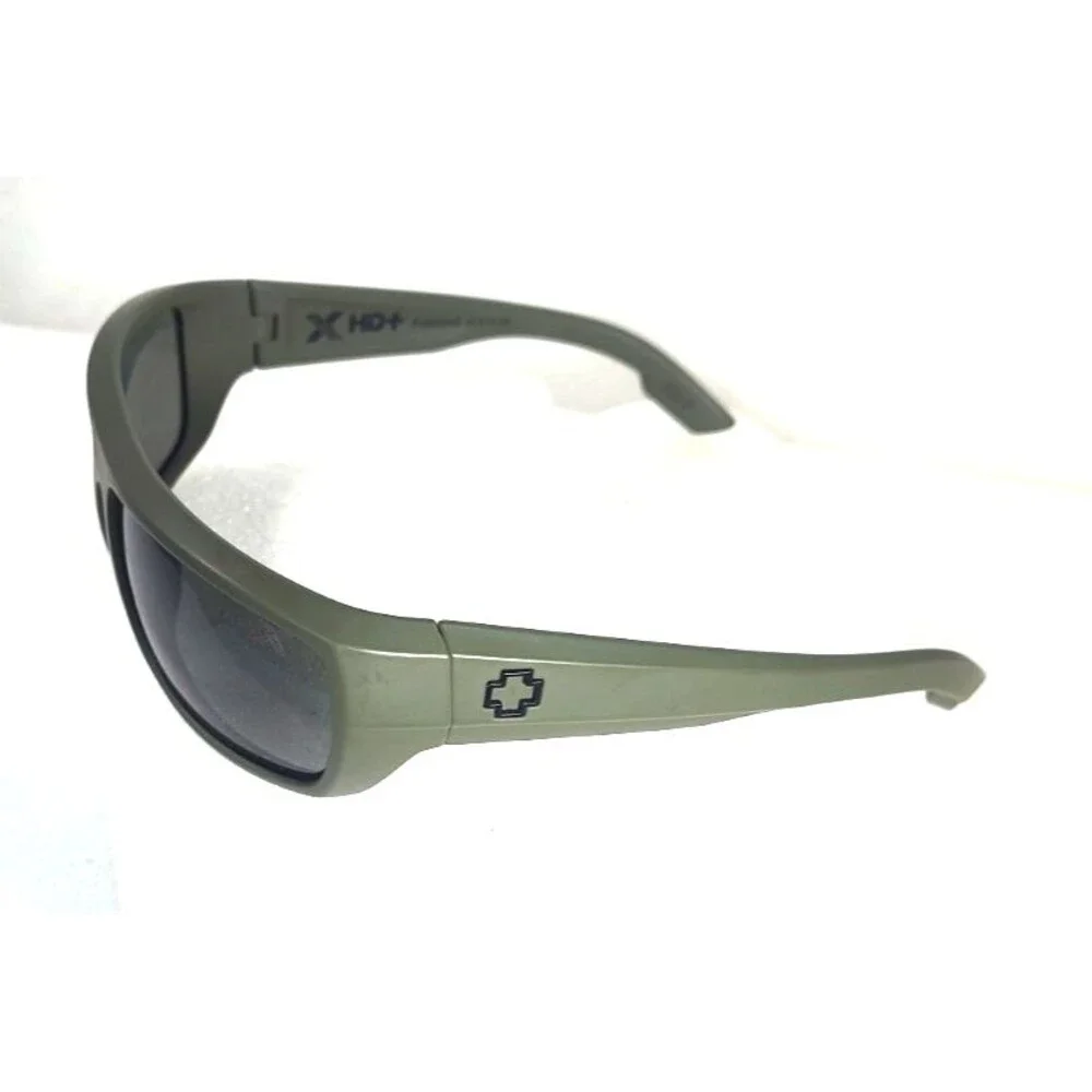 Spy+ Optics Gray Bounty Polarized Wrap Sunglasses X HD+ 100%UV 65-17-123 m Italy